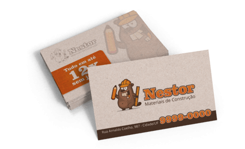 Cartão de Visita Reciclato 240G 4x4