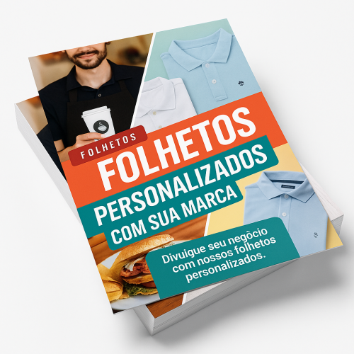  Folhetos Couchê 80g - 10x14 - 4/4