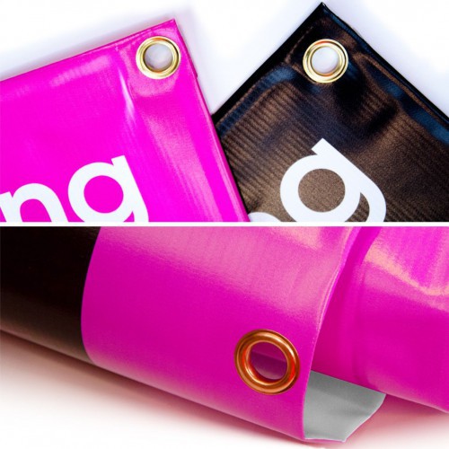 Lona Fosco 300g - Bainha e Ilhós 