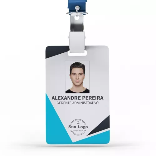 Kit 10 Cracha Personalizados + Presilha + Cordão