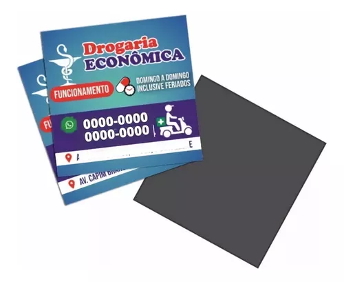 Ímã c/ Corte Reto 250g - Manta Total 5x4 - 4x0