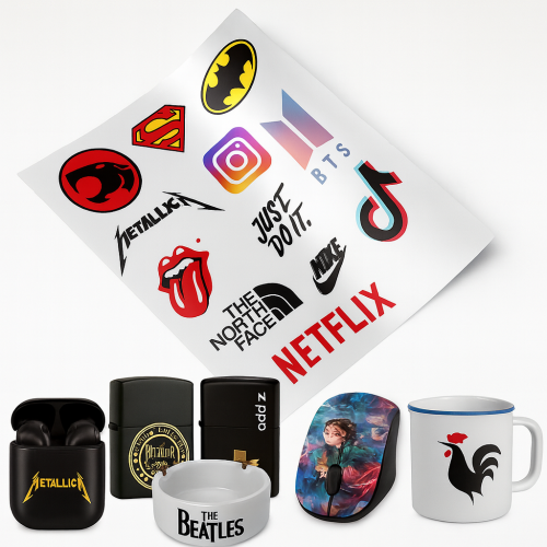 Adesivo DTF para rígidos folha 14x20