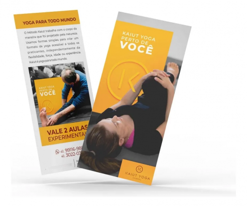 10000 Panfletos Flyer Folheto 10x21 Frente Verso Couchê 120g